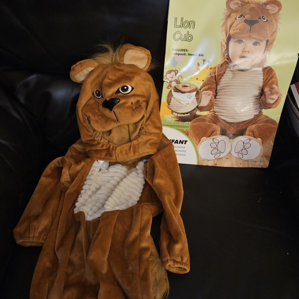 Lion Cub Kids Costume - Brown